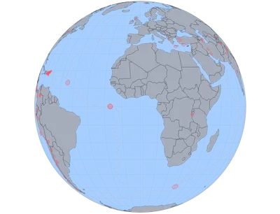 GeoCircle - earthquake-globe