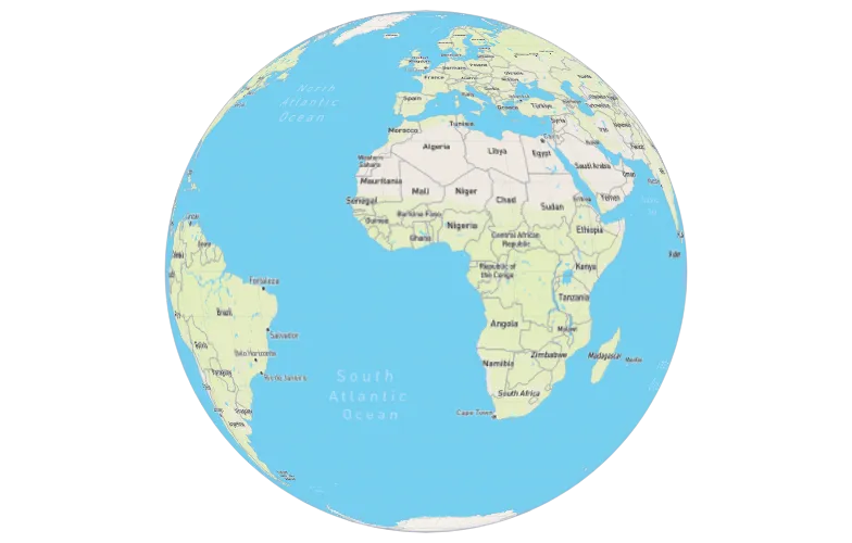 GeoRaster - tiles-globe